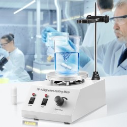 Magneettisekoittaja kuumalevyllä laboratorioon ruostumattomasta teräksestä 12 cm 1 L 0–1600 kierrosta minuutissa