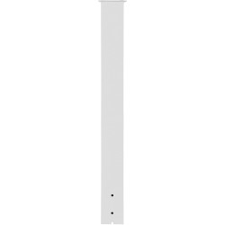 Postilaatikon jalusta Q235 teräs 109 5 cm jauhemaalattu valkoinen ulkokäyttöön