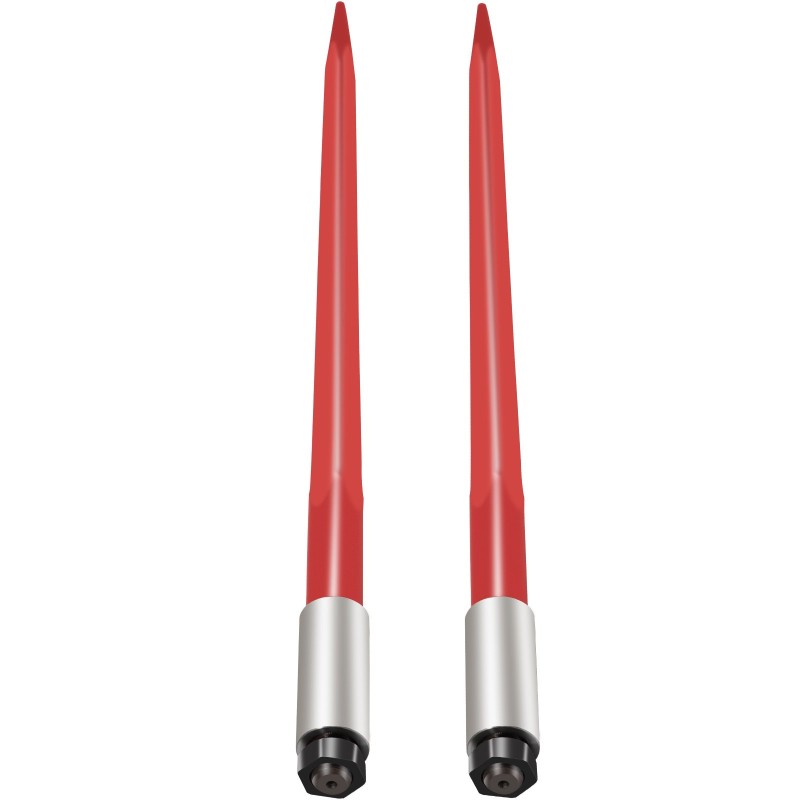 Paripiikkinen paalipiikkisetti 2 kpl jousiterästä 99 cm 1360 kg