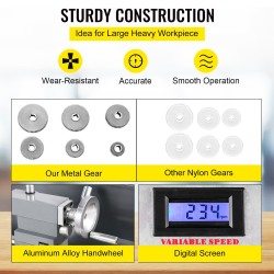 Metallisorvi 750 wattia harjaton moottori 50–3000 kierrosta minuutissa kärkiväli 600 mm