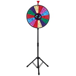 Onnenpyörä 18 tuumaa kolmijalkatelineellä 14 muokattavaa sektoria kuivapyyhittävä pinta