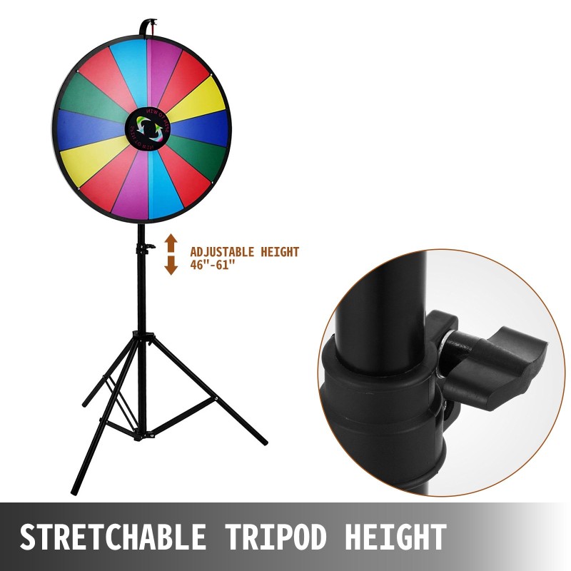 Onnenpyörä 24 tuuman 14 solua kuivapyyhittävä akryylipinta korkeussäädettävä kolmijalkatelineellä