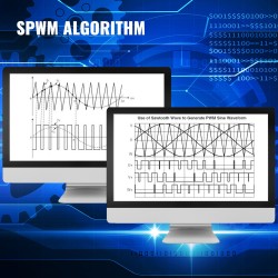 Mikroinvertteri aurinkosähköön 1200W 220V MPPT-teknologia IP65 alumiinirunko