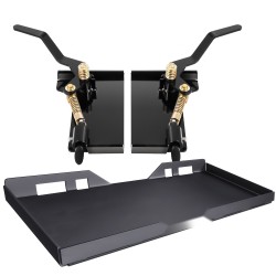 Pikakiinnityslevy etukuormaajiin 50 luokan rakenneteräs 3 8 tuumaa 45 tuuman sisäleveys