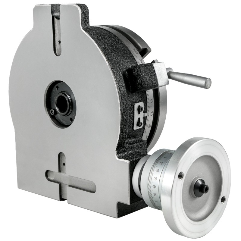 Pyöröpöytä 200 mm HT200 valurauta 3-urainen MT-3 horisontaaliseen ja vertikaaliseen käyttöön