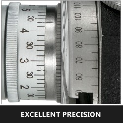 Pyöröpöytä jyrsimelle 100 mm HT200-valurauta 4-urainen pysty- ja vaakakäyttöinen