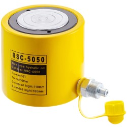 Hydraulinen sylinteritunkki metallinen 50 t nostokyky 50 mm iskunpituus yksitoiminen