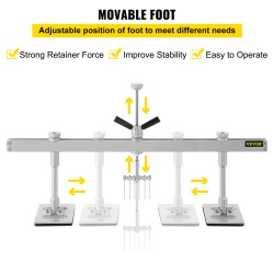 Lommonvetovipu alumiiniseos 85 cm 6 koukkua auton korin oikaisuun