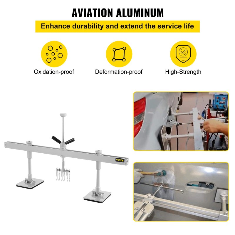 Lommonvetovipu alumiiniseos 85 cm 6 koukkua auton korin oikaisuun
