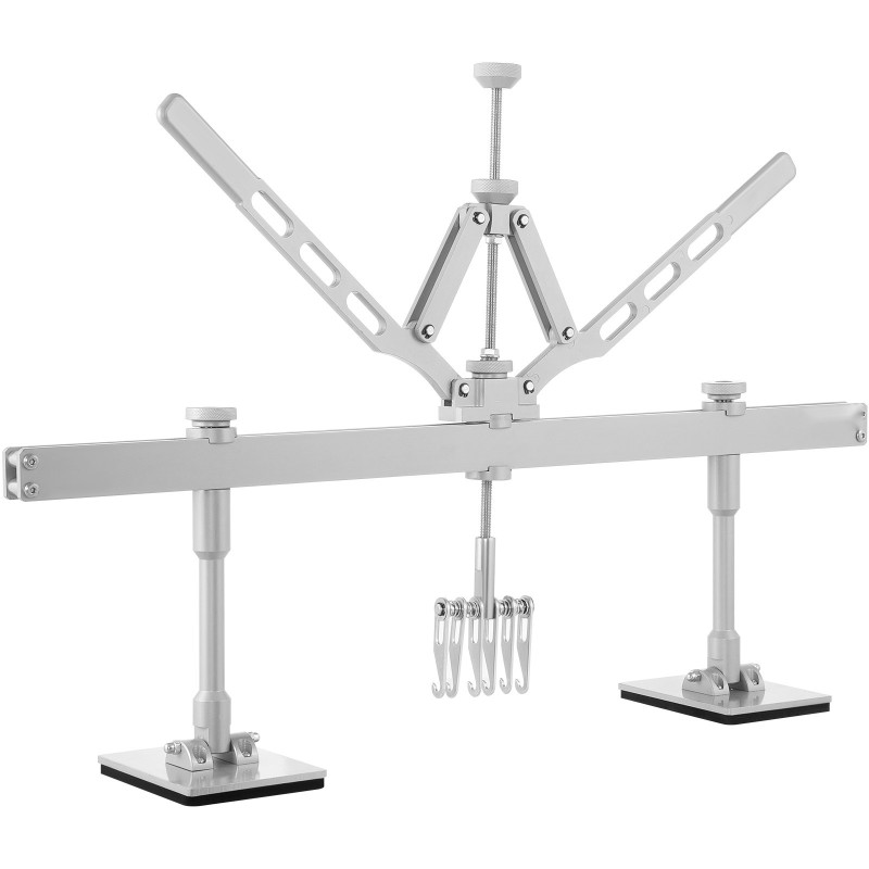 Peltivahinkojen oikaisuvipu alumiiniseos 75 cm säädettävä kääntötuki 6 koukkua