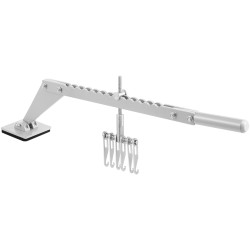 Kolhunvetovipu alumiinirunko 625 mm vipuvarsi yksijalkainen kuuden koukun haka