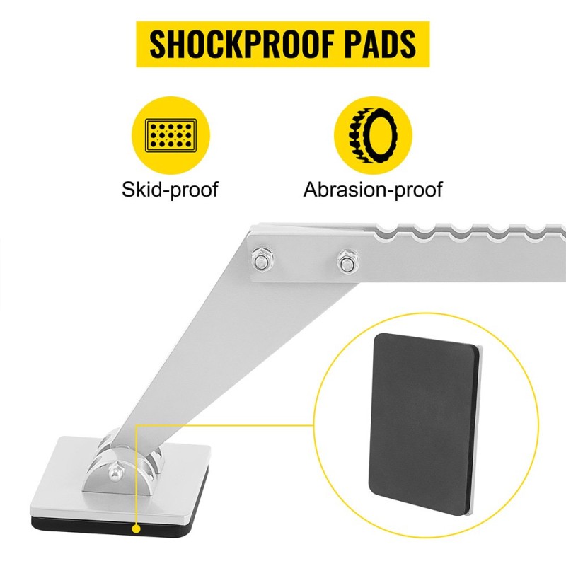 Kolhunvetovipu alumiinirunko 625 mm vipuvarsi yksijalkainen kuuden koukun haka