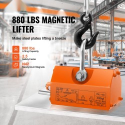 Pysyvä nostomagneetti N42 neodyymmagneetit teräsrunko 400 kg kapasiteetti 2,5 turvallisuuskerroin