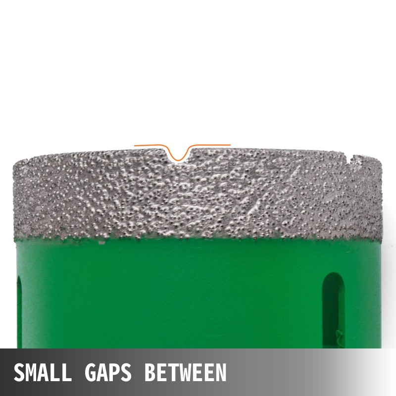 Timanttireikäsahasarja 5-osainen M14 22/35/40/50/65 mm laatoille kuivaporaukseen marmoriin graniittiin lasiin