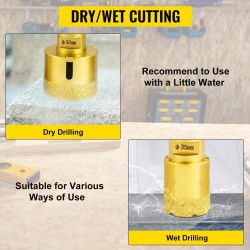 Timanttireikäsahasarja 6 osaa 20 35 40 45 50 68 millimetriä keraamisille laatoille