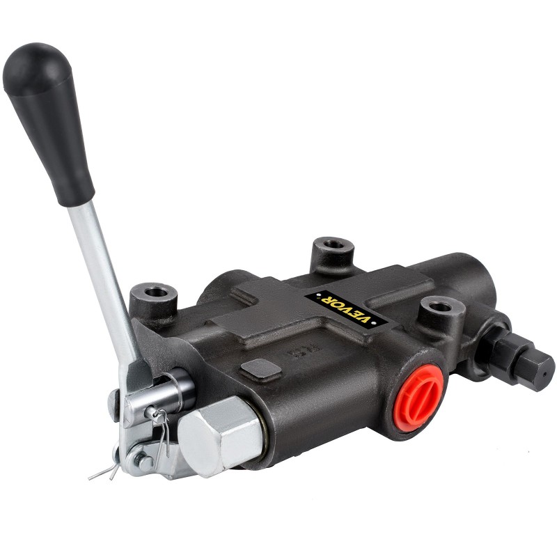 Hydraulinen suuntaventtiili 1-karainen valurautarakenne 21 gpm 3625 PSI säädettävällä ylivuotoventtiilillä