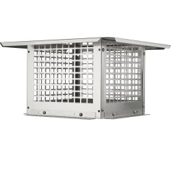 Savupiipun hattu 304 ruostumatonta terästä ulkokäyttöön useisiin hormeihin