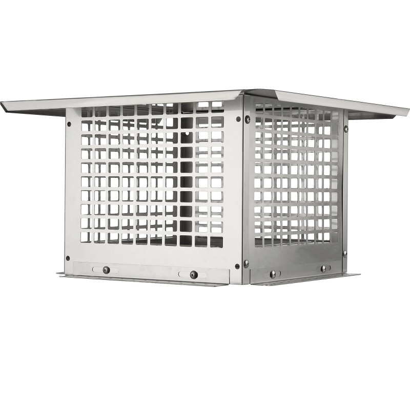 Savupiipun hattu 304 ruostumatonta terästä ulkokäyttöön useisiin hormeihin