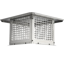 Savupiipun hattu 304 ruostumatonta terästä ulkokäyttöön useisiin hormeihin