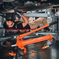 Hydraulinen 10 tonnin korjaussarja ajoneuvojen rungon oikaisuun 1,4 m öljyletkulla