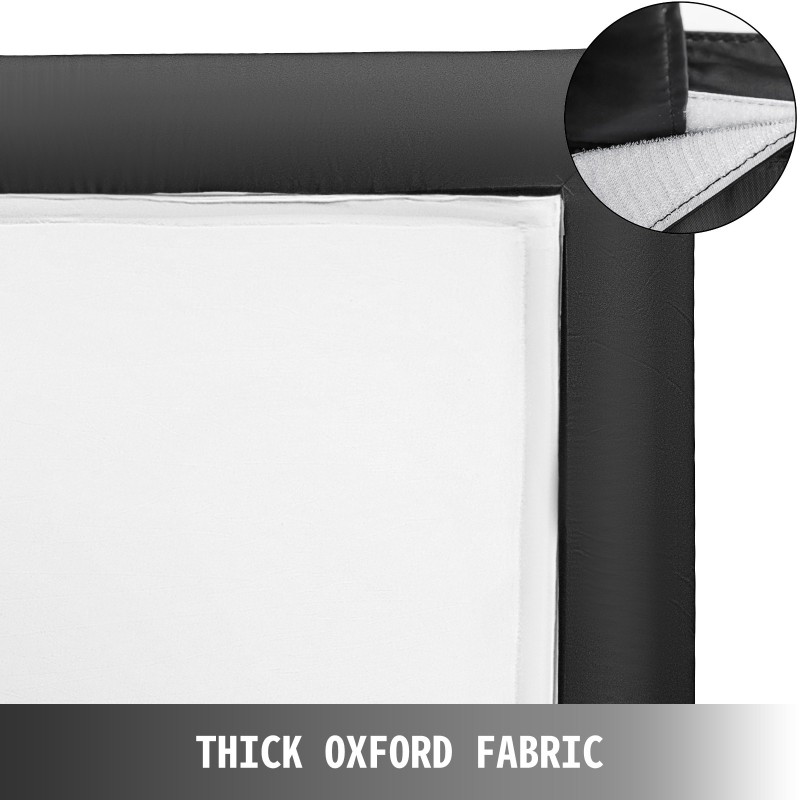 Täytettävä elokuvakangas 5 x 3 m 16:9 210D Oxford-kangas ulko ja sisäkäyttöön