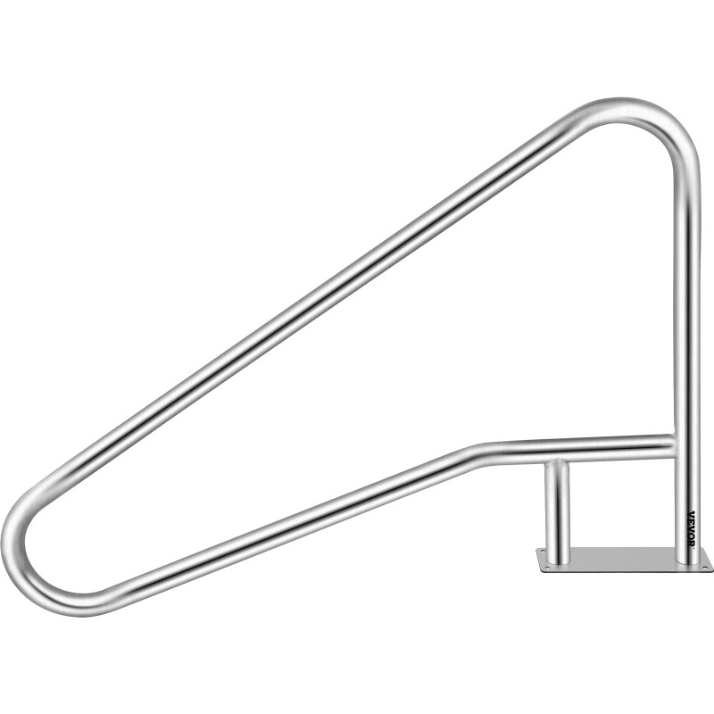 Uima-altaan kaide 304-ruostumatonta terästä 137 x 91 cm sininen nylon-kahvasuoja