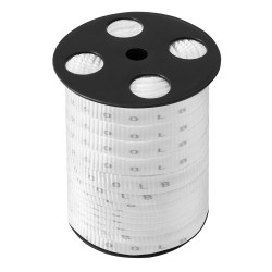 Polyesterinen esivoideltu vetonauha 80 8 m ja 1 9 cm 1134 kg vetolujuus kaapelointiin