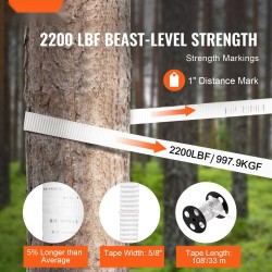 Polyesterivetonauha 100 prosenttia polyesterikuitua 33 metriä 1,6 senttimetriä vetolujuus 998 kgf