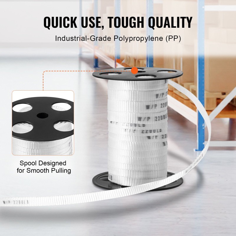 Polyesterivetonauha 100 prosenttia polyesterikuitua 33 metriä 1,6 senttimetriä vetolujuus 998 kgf