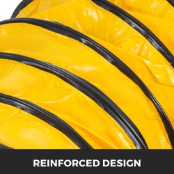 Joustava PVC-ilmakanava 12 tuumaa 7,6 m säilytyslaukulla ilmanpoistoon