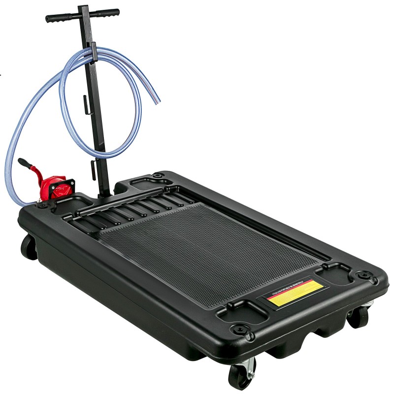 Matalaprofiilinen öljynkeräysastia polypropeenista 64 l 244 cm letku autoille ja kuorma-autoille