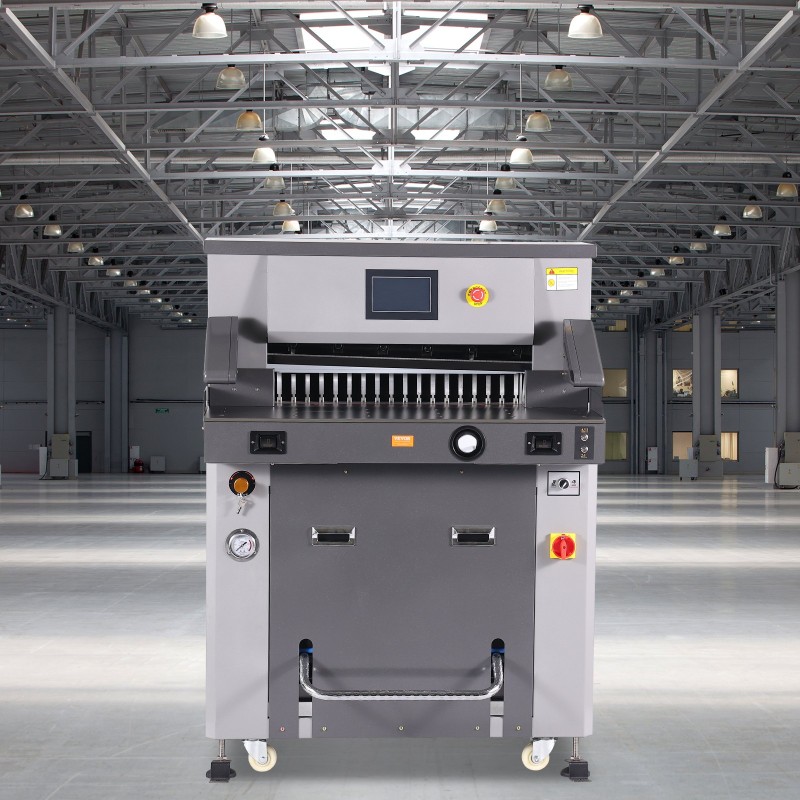 Sähkökäyttöinen hydraulinen paperileikkuri 660,4 mm leikkuuleveys 80 mm leikkuupaksuus 7 tuuman näyttö