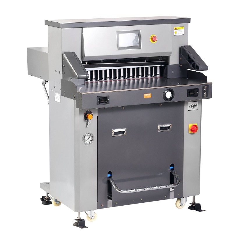 Sähkökäyttöinen hydraulinen paperileikkuri 660,4 mm leikkuuleveys 80 mm leikkuupaksuus 7 tuuman näyttö