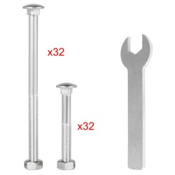 Työpöydän kulmarautasarja 8 kpl sinkittyä terästä 4 mm valkoinen sopii 4x4 2x4