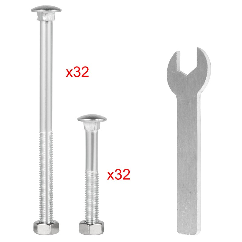 Työpöydän kulmarautasarja 8 kpl sinkittyä terästä 4 mm valkoinen sopii 4x4 2x4