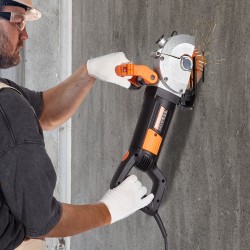 Seinäuratila 2500W 133 mm terä 41 mm leikkaussyvyys alumiinipää vesipumpulla