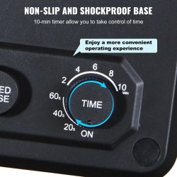 Pirtelökone kaksipäinen 820 ml SUS304 ruostumaton teräs ajastimella