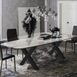 Pöydänjalat terästä X runko 720 mm musta 2 kpl 1000 kg kantavuus