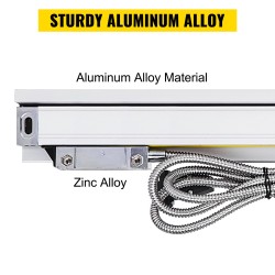 Lineaariviivainpari alumiinirunkoinen 250 ja 1000 millimetriä resoluutio 5 mikrometriä