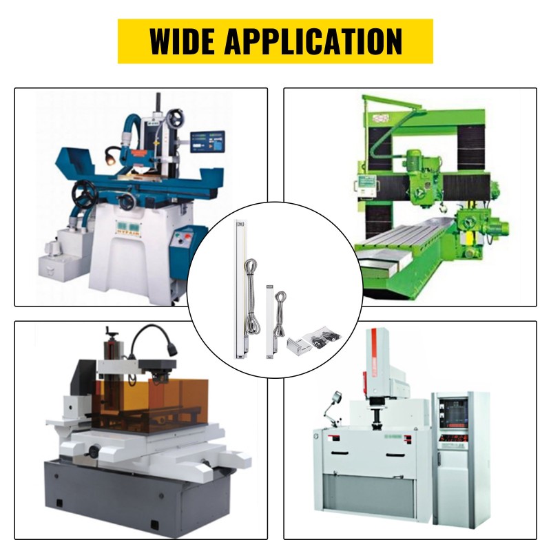 Lineaariviivainpari alumiinirunkoinen 250 ja 1000 millimetriä resoluutio 5 mikrometriä