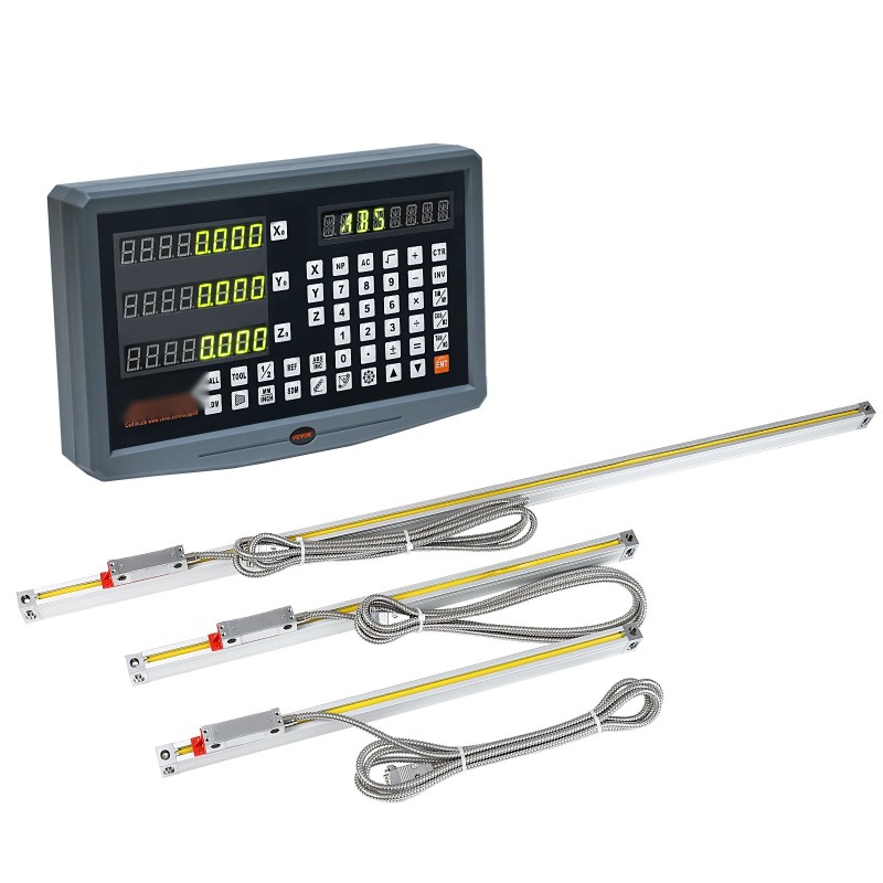 3-akselinen lineaariviivainsetti 400/450/950 mm työstökoneisiin 5μm resoluutio