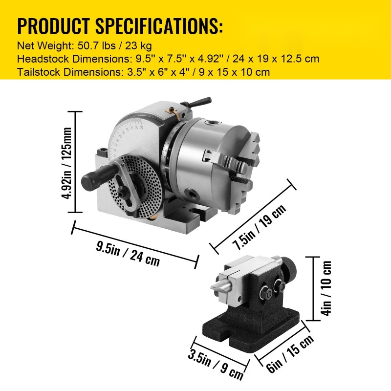 Jakopää BS-0 valurautarunko MT2 vastatuki 3 jakolevyä 125 mm istukka