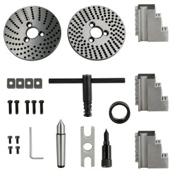 Jakopää 100 mm valurunko jyrsinkoneeseen kärkipylkällä ja jakolevyillä säädettävä kulma