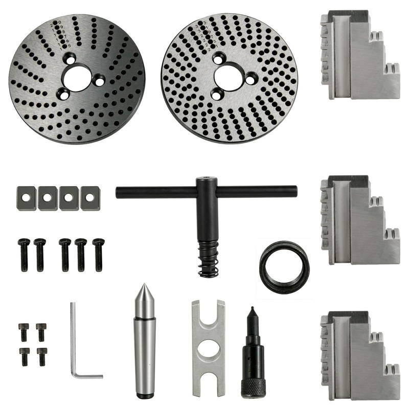Jakopää 100 mm valurunko jyrsinkoneeseen kärkipylkällä ja jakolevyillä säädettävä kulma