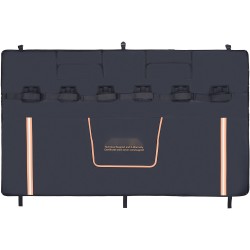 Takaluukun suojatyyny PVC vaahtomuovi kristalliveluuri 1570 mm 6 polkupyörälle heijastinnauhat kameran aukolla