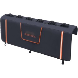 Takaluukun suojatyyny PVC vaahtomuovi kristalliveluuri 1570 mm 6 polkupyörälle heijastinnauhat kameran aukolla