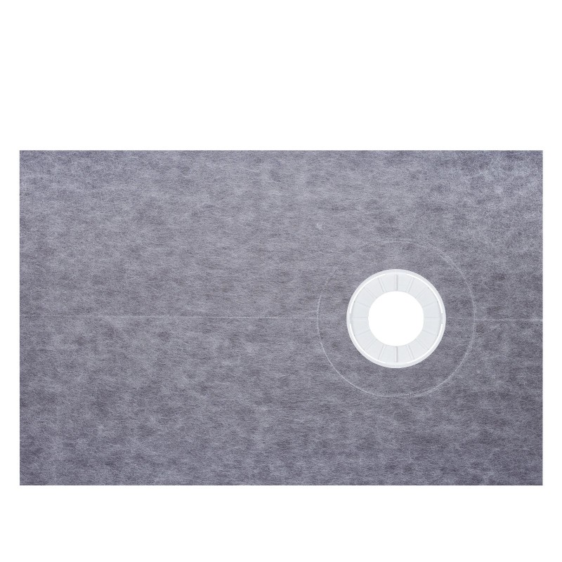 Suihkuvalulevysetti 965×1524 mm PVC laippa 2 XPS-kynnystä 304 ruostumaton teräs ritilä