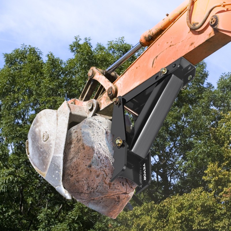 Kaivuripeukalo teräksinen kahdeksantoista tuuman puoli tuuman hammastus pulttikiinnitteinen säädettävä