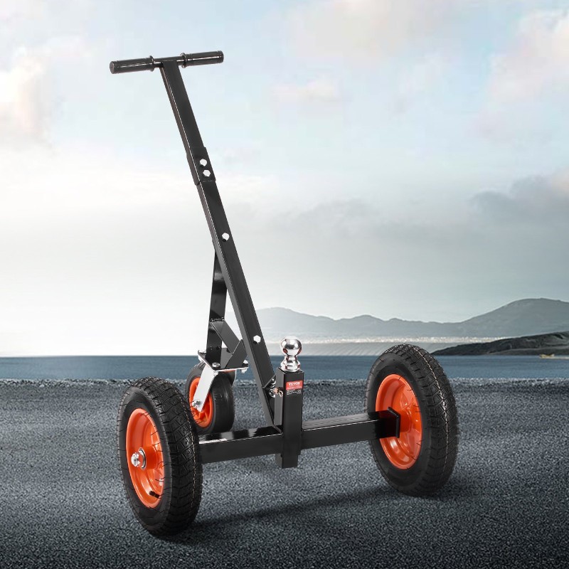 Peräkärryn siirtovaunu hiiliteräs 454 kg aisapaino 50,8 mm vetokuula 355,6 mm ilmakumit