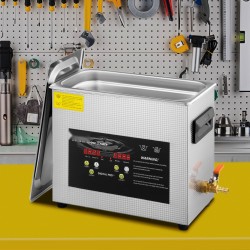 Ultraäänipesuri 6L 40 kHz 180W ultraääni 400W lämpötilansäädöllä ruostumaton teräs digitaalinen ajastin